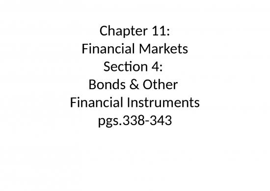 picture Ppt On Bonds 71828 | Eco Pp Chapter 11 Section 4