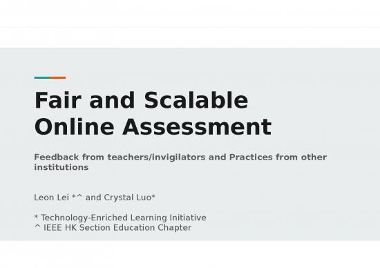 picture Student Management System Ppt 73965 | Fair And Scalable Online Assessment