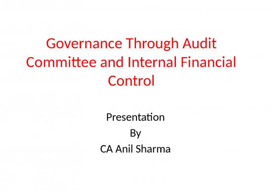 picture Corporate Powerpoint Templates 71908 | Governance Through Audit Committee And Internal Financial Control