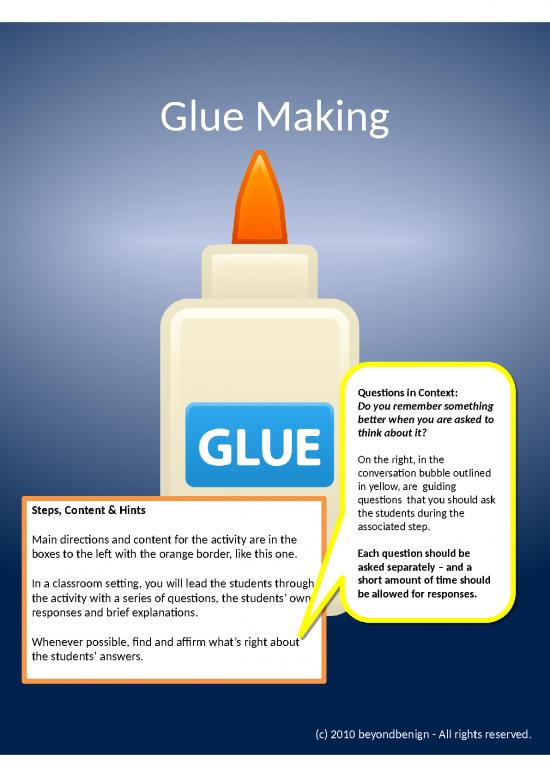 picture Ppt In Chemistry 72234 | Green Glue Biomimicry   Talking Points