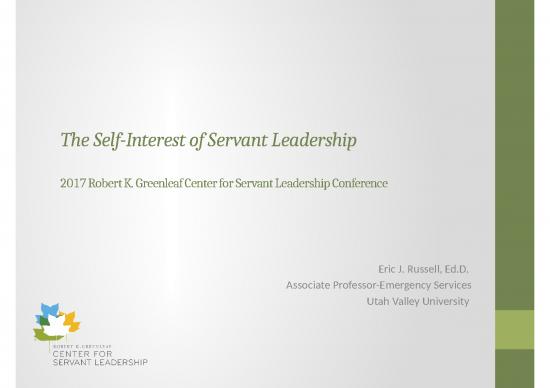 picture Leadership Ppt 73664 | Greenleaf November Workshop