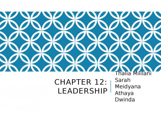 picture Company Presentation Templates 73697 | Handout Psi 209 Pio Chapter 12