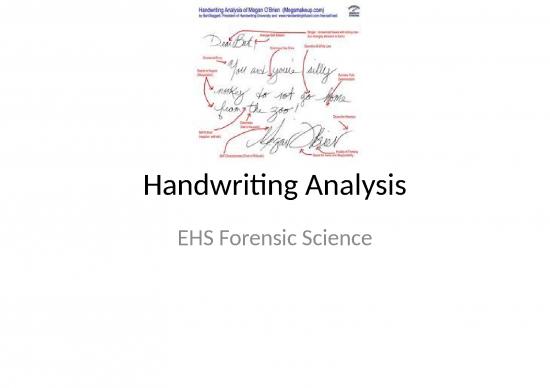 picture Handwriting Powerpoint 73099 | Handwriting Analysis 1