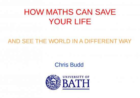 picture Mathematics Ppt Presentation Download 72497 | Howmathscansaveyourlife
