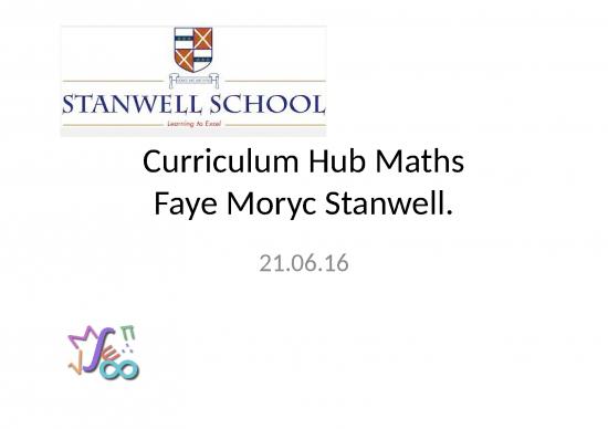 picture_Maths Powerpoint Presentation 71768 | Hub 21st June Stanwell School