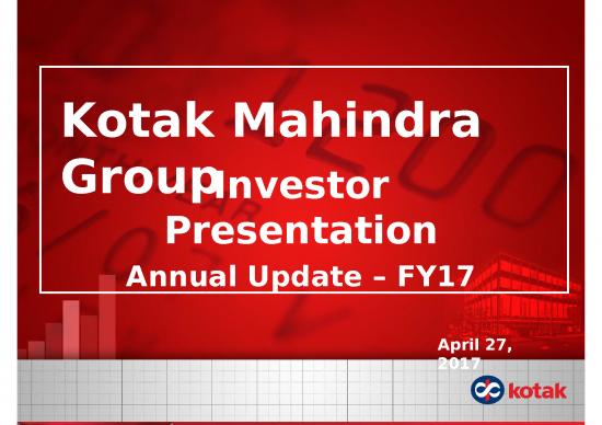 picture_Company Presentation Templates 73043 | Kotak Mahindra Bank Ltd Q4 Fy 2017