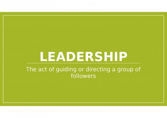picture Presentation On Leadership Styles 74153 | Leadership