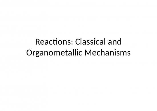 picture_Ppt Inorganic Chemistry 72255 | Lecture 13 Reactions   Classical And Organometallic Mechanisms