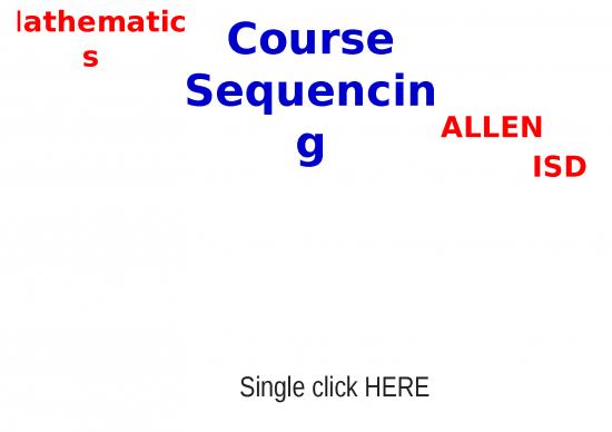 picture Information Ppt 72587 | Mathematics Course Sequencing Powerpoint 2014 2015