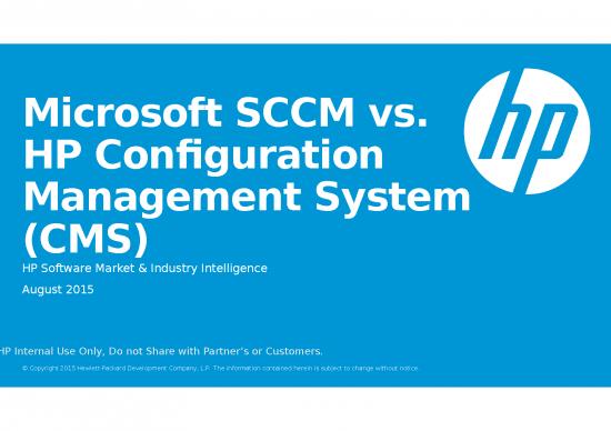 picture1_Company Presentation Templates 72905 | Microsoft Sccm V Hp Configuration Management System