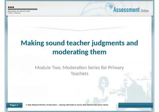 picture Information Ppt 73401 | Module 2 &ndash; Making Sound Teacher Judgments