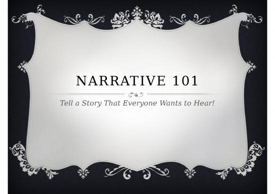 picture Information Ppt 73332 | Narrative101pt2