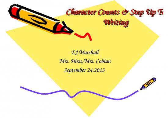 picture Information Ppt 73973 | Parentcharactercountsstepuptowriting