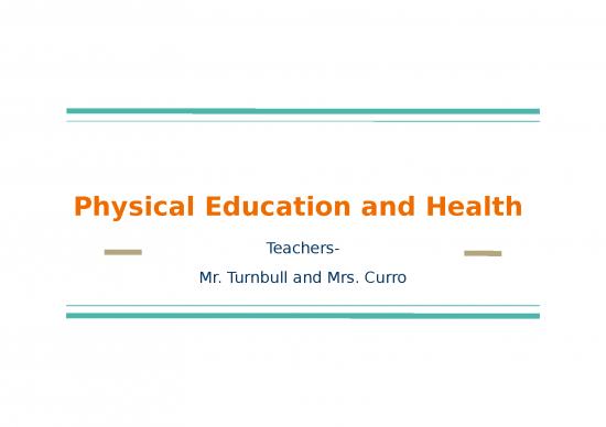 picture Education Ppt 72854 | Physical Education And Health  Parent Information Presentation 1