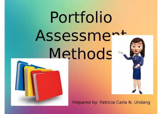 picture_Education Ppt 73596 | Portfolio Assessment Methods