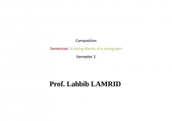 picture Writing Ppt 73079 | Pro Lamrid Lahbib S2  Composition