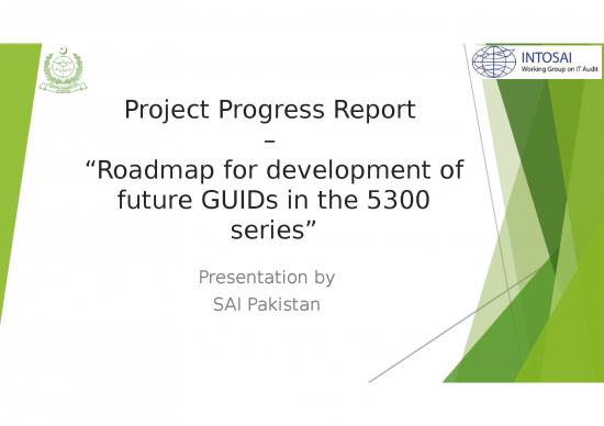picture Roadmap Ppt 72784 | Sai Pakistan Project Progress Report