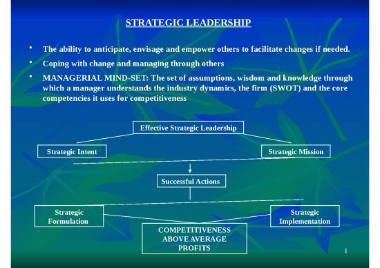 picture Leadership Ppt 73744 | Strategic Leadership