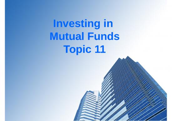 picture Ppt Stock 74037 | T11 Mutual Funds