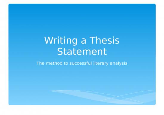 picture_Essay Ppt 73101 | Thesis Statement