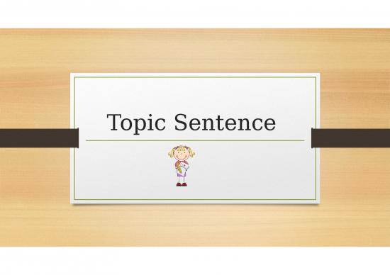 picture_Writing Ppt 74155 | Topic Sentence