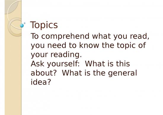 picture Topic Sentence Ppt 73098 | Topics
