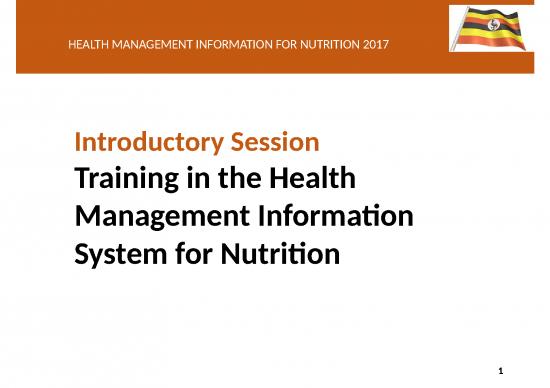 picture Information Ppt 74121 | Uganda Hmis Nutrition Session 1 Sep2017 0