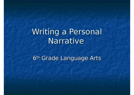 picture_Writing Ppt 73190 | Writing A Personal Narrative 2