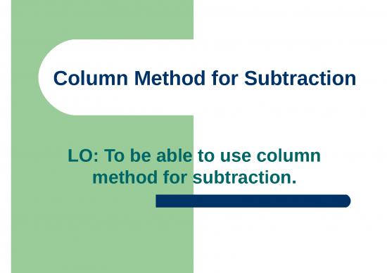 picture_Subtraction Ppt 72460 | Year 4 Column Subtraction