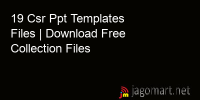 picture 19 Csr Ppt Templates Files | Download Free Collection Files