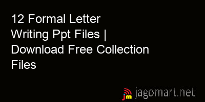 picture 12 Formal Letter Writing Ppt Files | Download Free Collection Files
