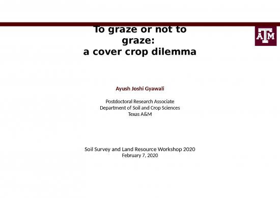 picture Agriculture Ppt 76599 | 07 Ajgyawali To Graze Or Not To Graze