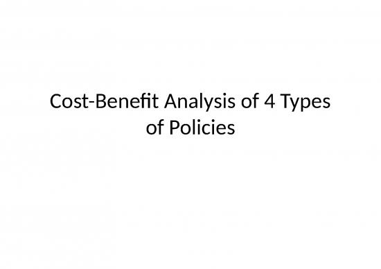 picture Analysis Ppt 75810 | 1 Cost Benefit Analysis Of 4 Types Of Policies