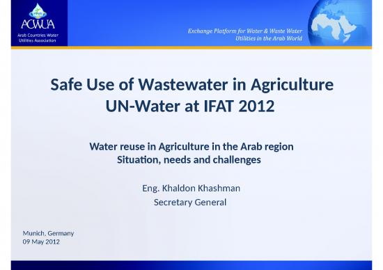 picture Agriculture Ppt 76626 | 3 Waterreuse In Agriculture In The Arab Region