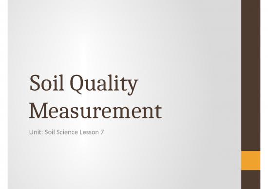 picture_Soil Management Ppt 76462 | 7 Measuring Soil Quality