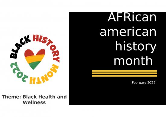 picture Black History Month Powerpoint 76147 | African American History