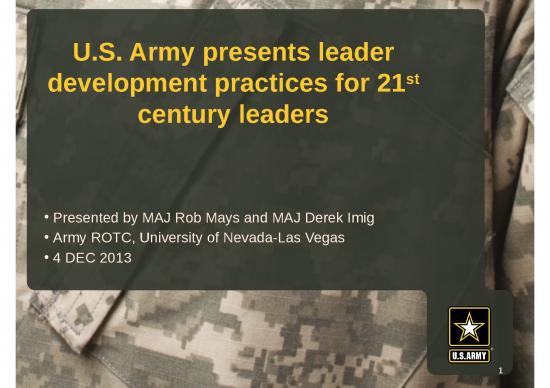 picture Assessment Ppt 75447 | Army Leadership Development Vision2013
