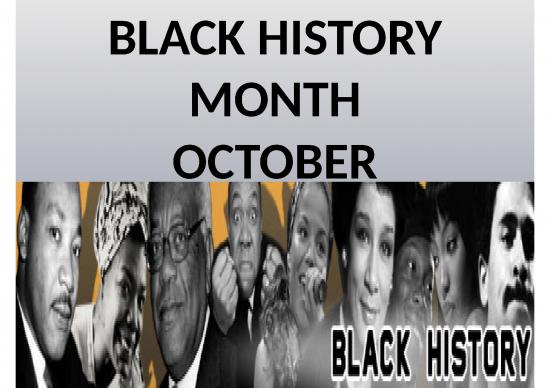 picture Powerpoint For Schools 75402 | Black History Month 2016
