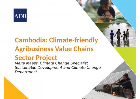 picture Agriculture Ppt 76485 | Cambodia Climate Friendly Agribusiness Value Chains Sector Project