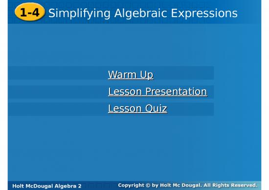 picture Algebra Powerpoint 74987 | Chapter 1 Lesson 4