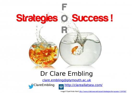picture Outline For Powerpoint Presentation Example 74389 | Clare Embling   Strategies For Success