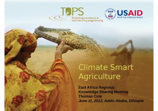 picture Agriculture Ppt 76678 | Climate Smart Agriculture For Nrm Session 11june12