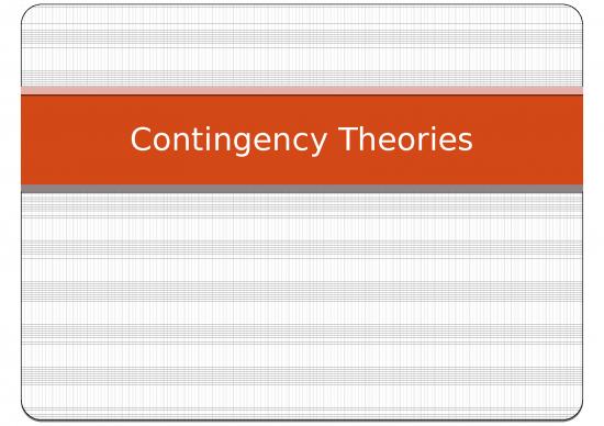 picture Ppt Evaluation 74618 | Contingency Theories