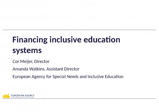 picture Information Ppt 74921 | Cor Meijer Amanda Watkins   Financing Inclusive Education Systems