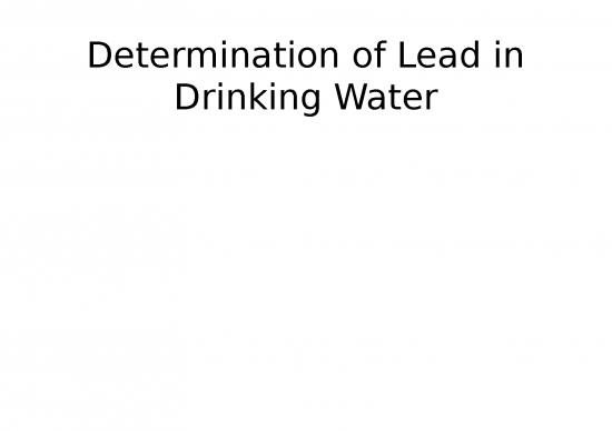 picture1_Heavy Metals Ppt 75692 | Determination Of Lead In Drinking Water Pw Point