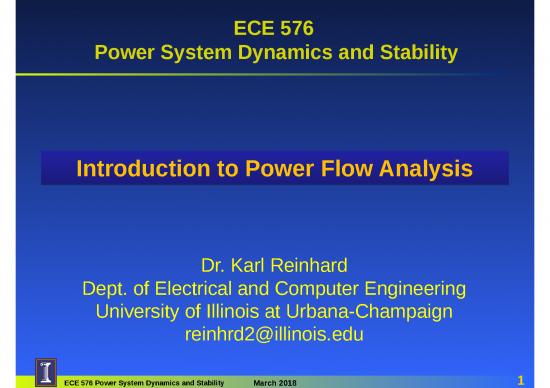picture Analysis Ppt 75505 | Ece 576 Power Flow Analysis Reinhard