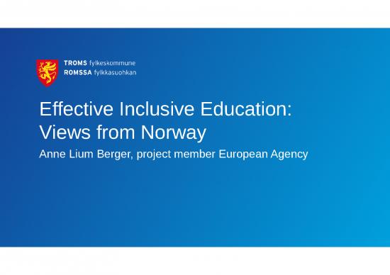 picture Education Ppt 74833 | Effective Inclusive Education (norway)