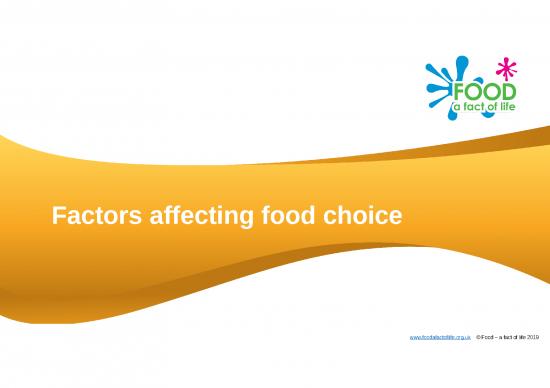 picture Family Presentation Ppt 76677 | Factors Affecting Food Choice 1114c1