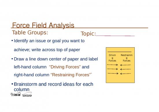 picture Analysis Ppt 75809 | Force Field Analysis