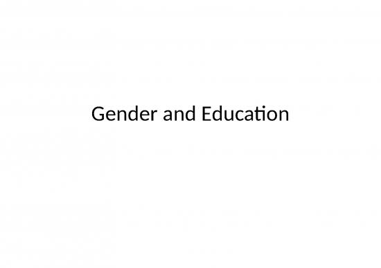 picture Education Ppt 74941 | Gender And Education